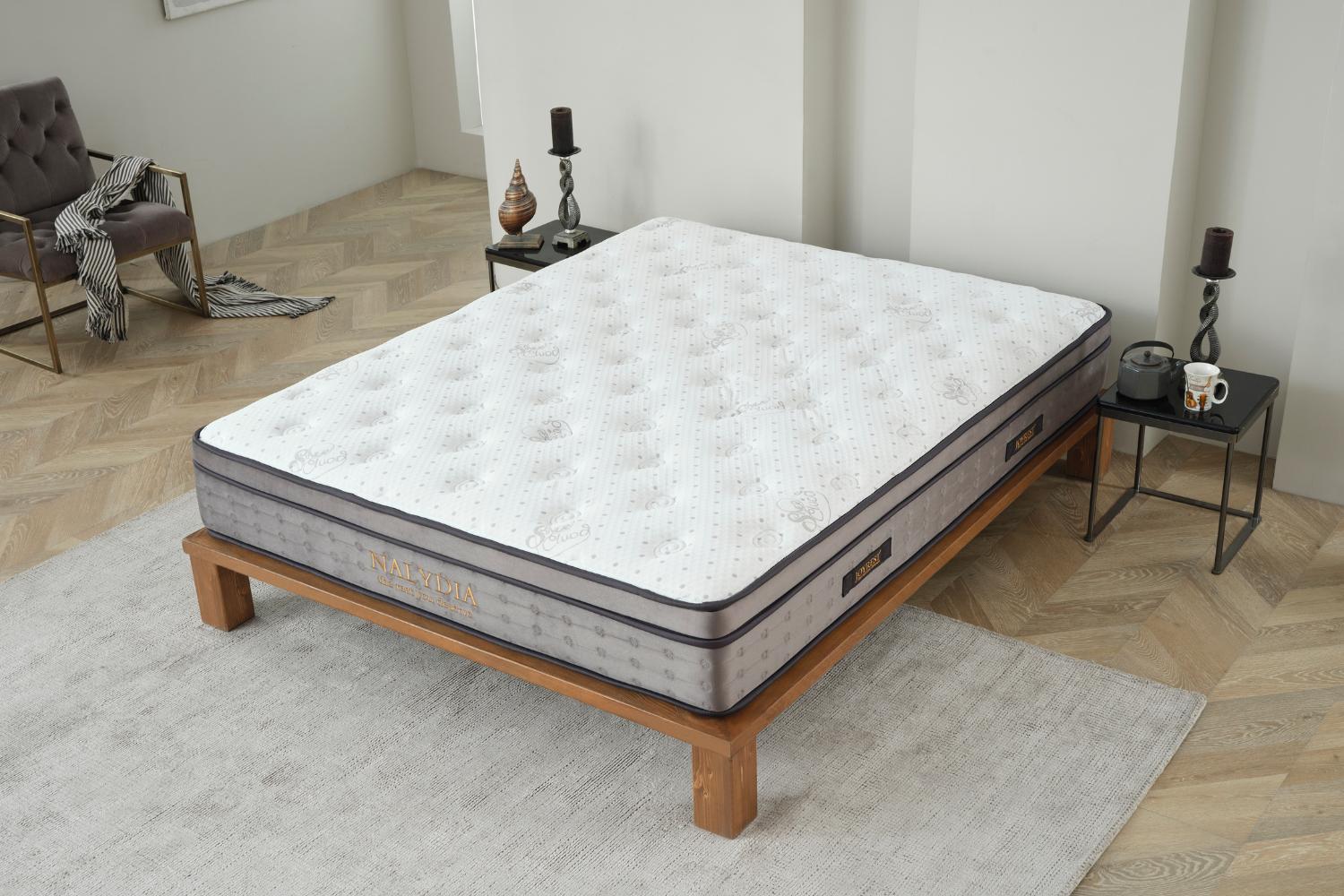 Στρώμα JOYREST Nalydia με 7 ζώνες ελατηρίων και ενισχυμένη περιμετρική στήριξη