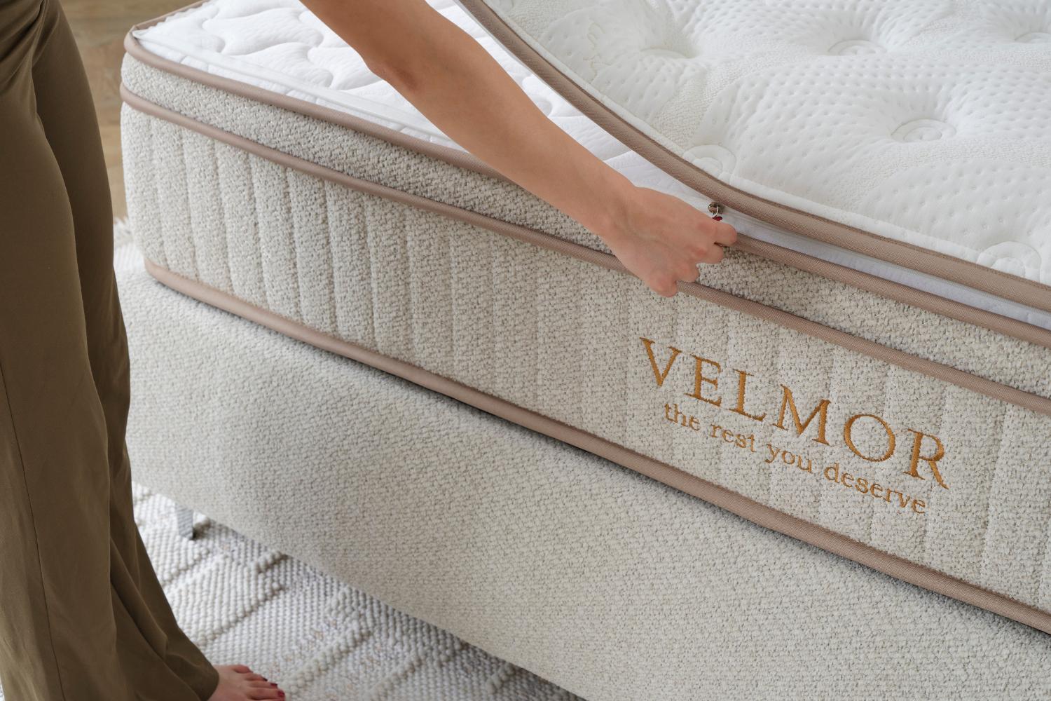 Κρεβάτι JOYREST Elegant με στρώμα Velmor – πολυτελής αισθητική