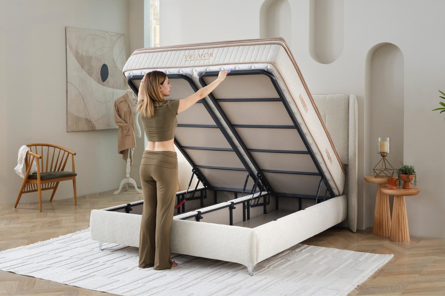 Κρεβάτι Elegant JOYREST – αποθηκευτικός μηχανισμός με εύκολη χρήση