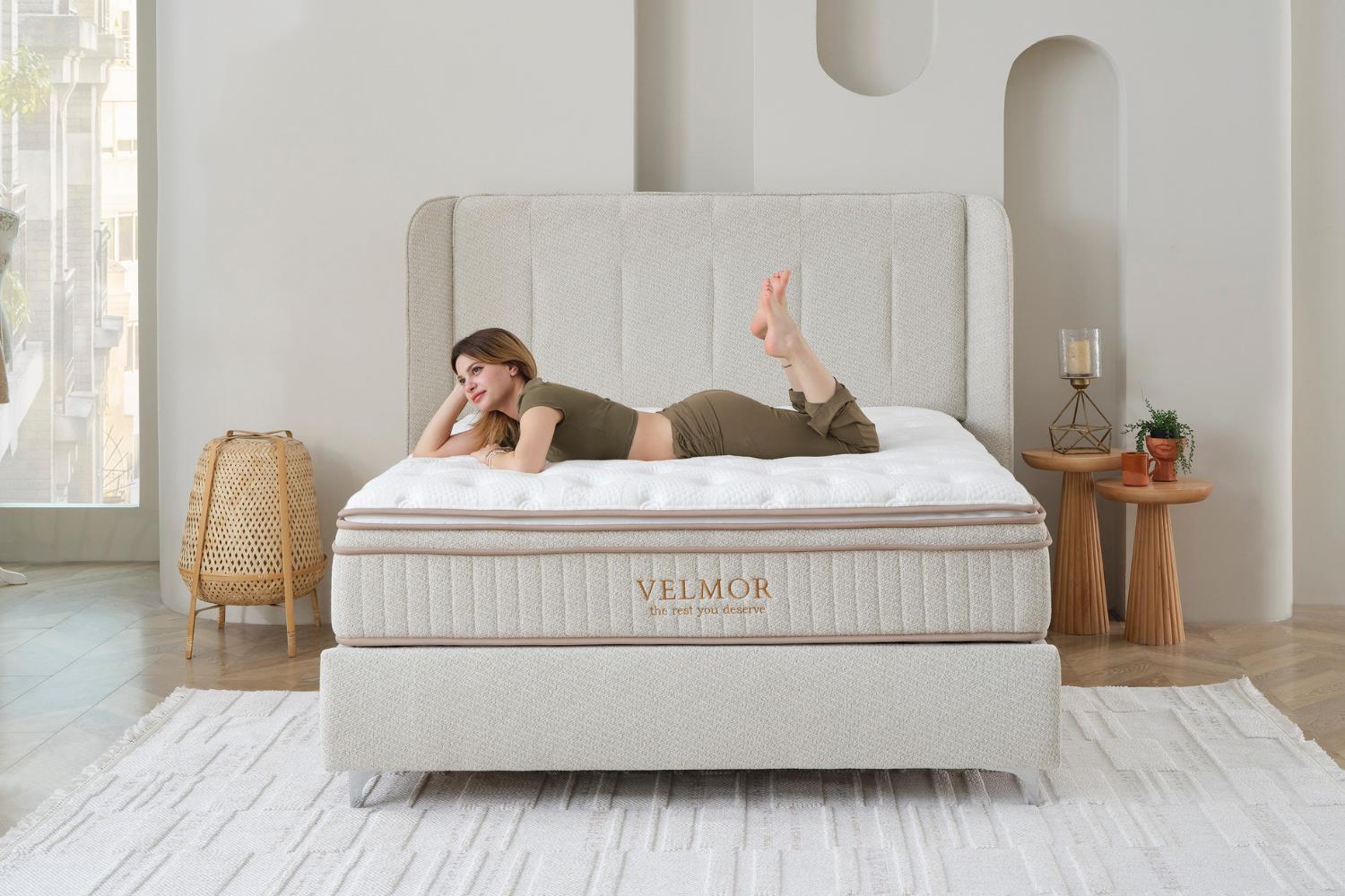 Κρεβάτι JOYREST Elegant με στρώμα Velmor και αποθηκευτικό χώρο