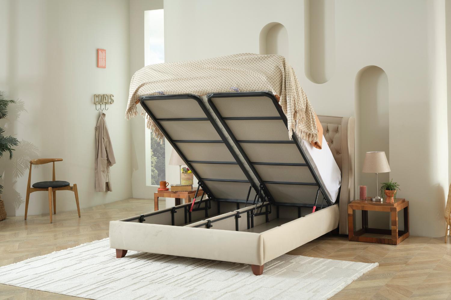 Κρεβάτι JOYREST Empire – αθόρυβος μεταλλικός σκελετός και κομψό φινίρισμα