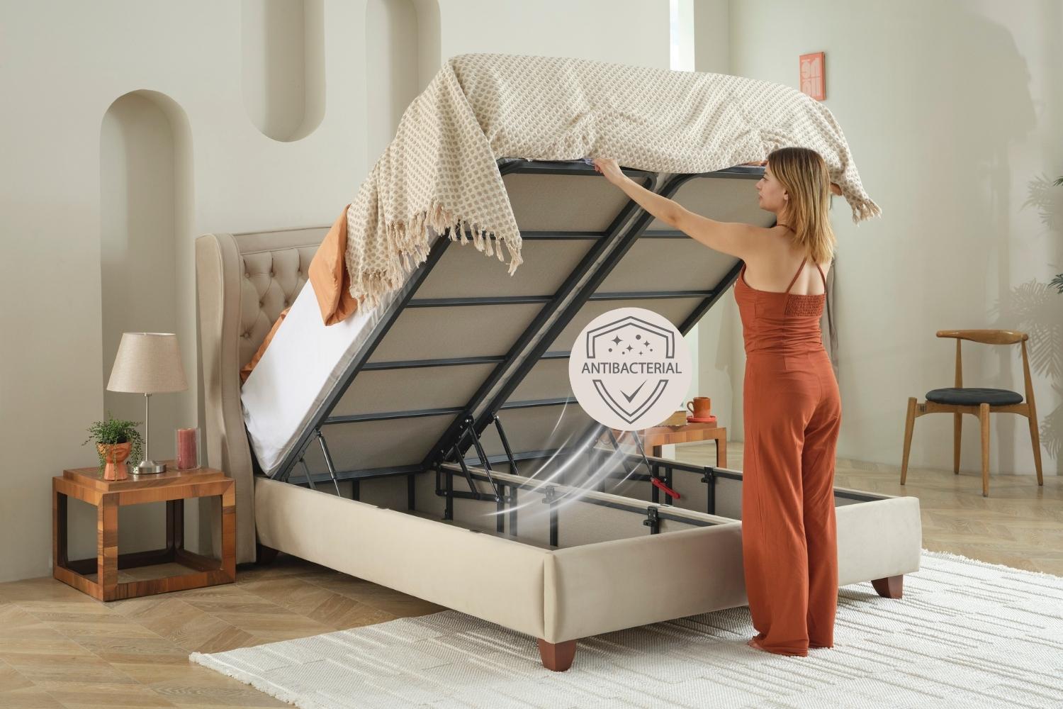 Κρεβάτι JOYREST Empire – κορυφαίο στην Ελλάδα με αντιμικροβιακό αποθηκευτικό χώρο