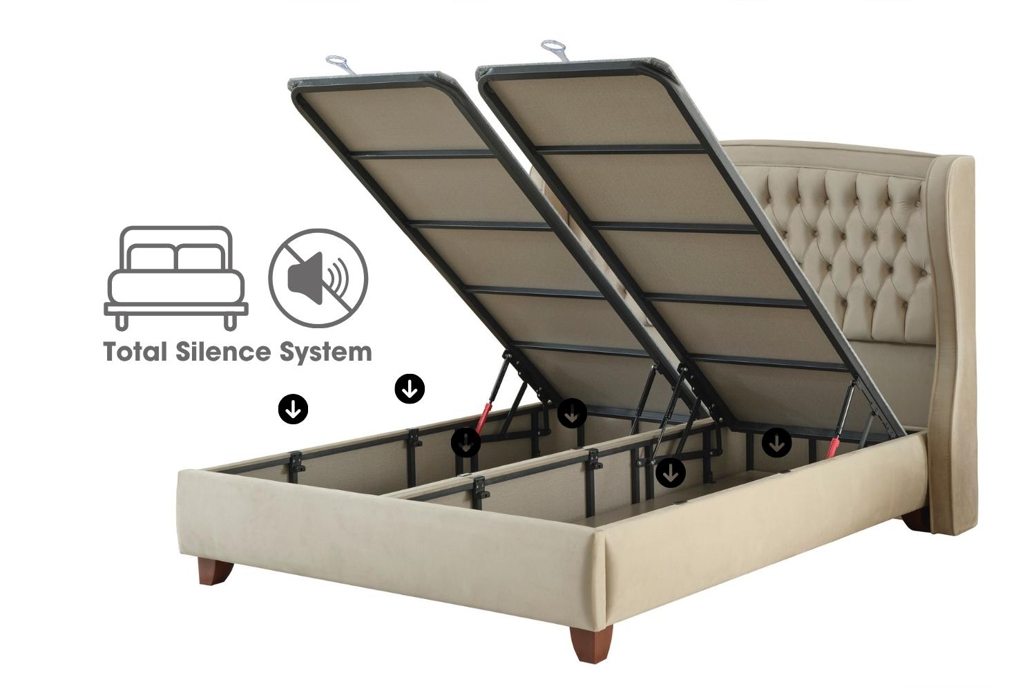 Empire κρεβάτι JOYREST – εργονομικός αποθηκευτικός χώρος