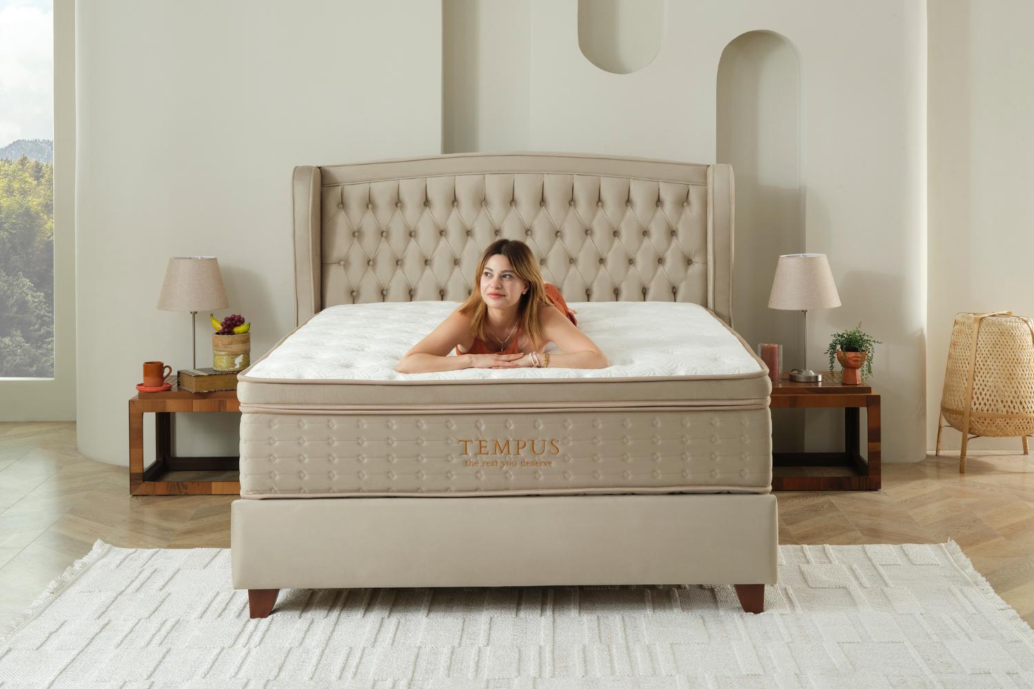 Κρεβάτι JOYREST Empire με στρώμα Tempus και αποθηκευτικό χώρο