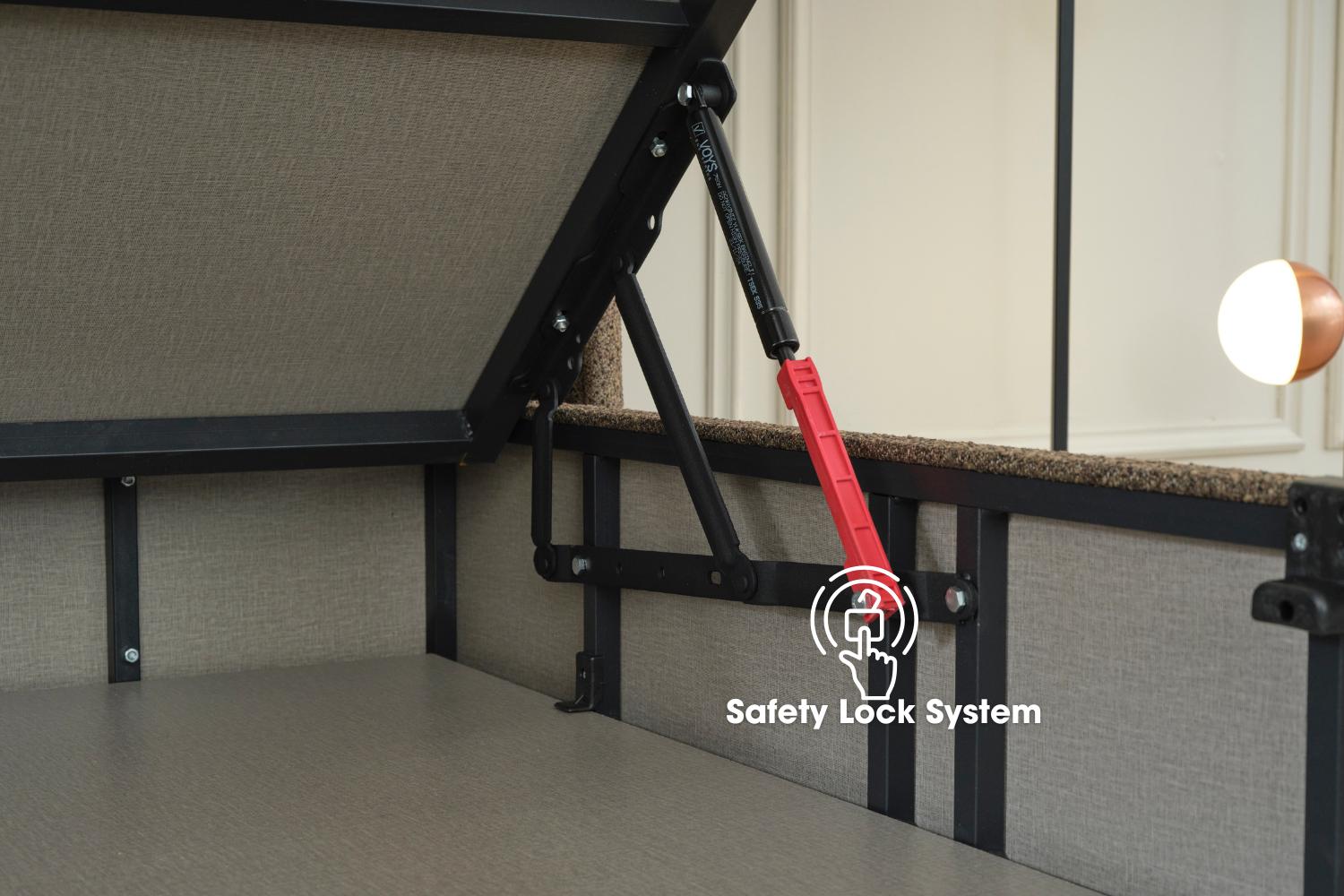 Κρεβάτι JOYREST Hypnos με αντιμικροβιακό αποθηκευτικό χώρο και σύστημα TSS