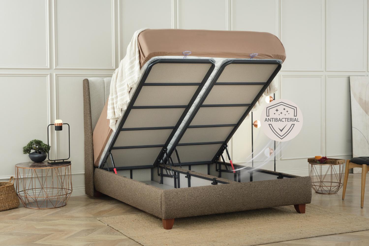 JOYREST Hypnos – κρεβάτι με αθόρυβο μεταλλικό σκελετό TSS και αποθήκη