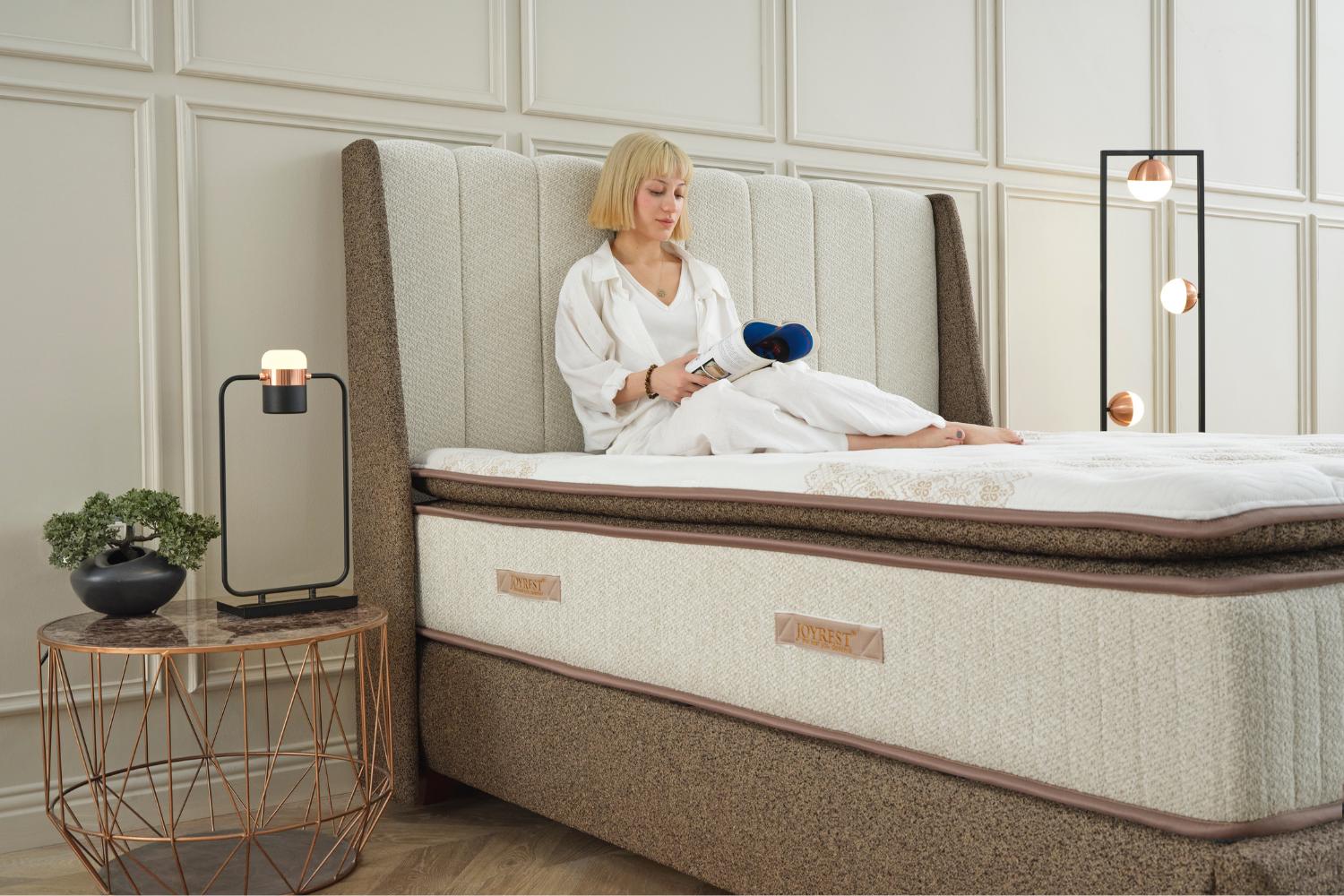 Κρεβάτι JOYREST Hypnos με στρώμα Magnus – κορυφαία υλικά & αισθητική