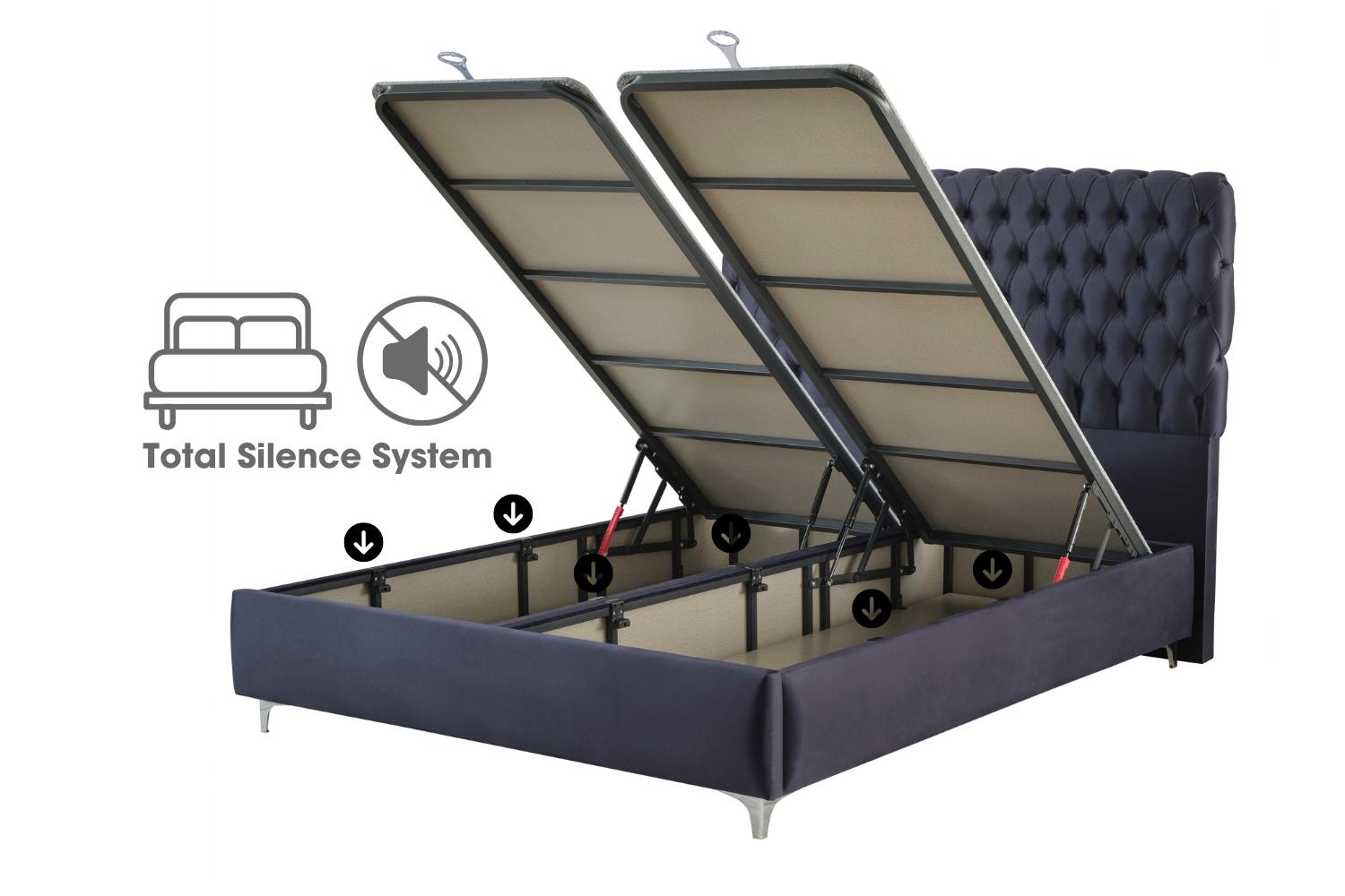 Κρεβάτι JOYREST Luxury με στρώμα Sensil – πολυτελής και λειτουργική επιλογή