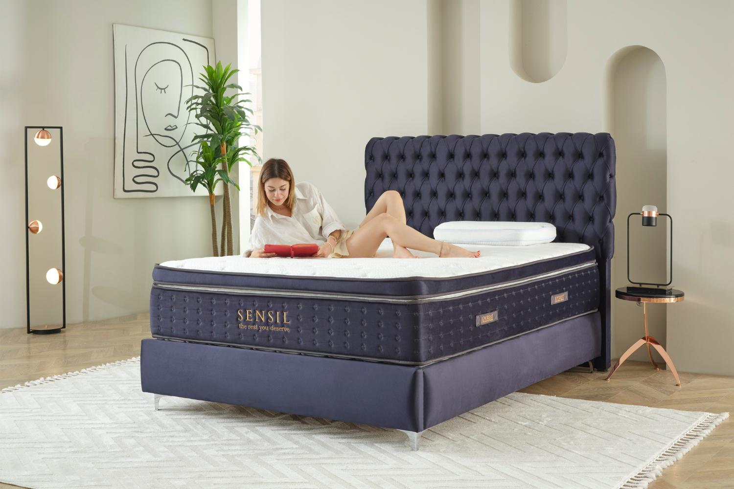 Κρεβάτι Luxury JOYREST με στρώμα Sensil – όψη δωματίου