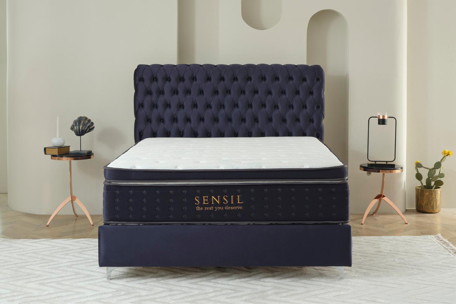 Κρεβάτι JOYREST Luxury – άνεση με στρώμα Sensil και πρακτικότητα