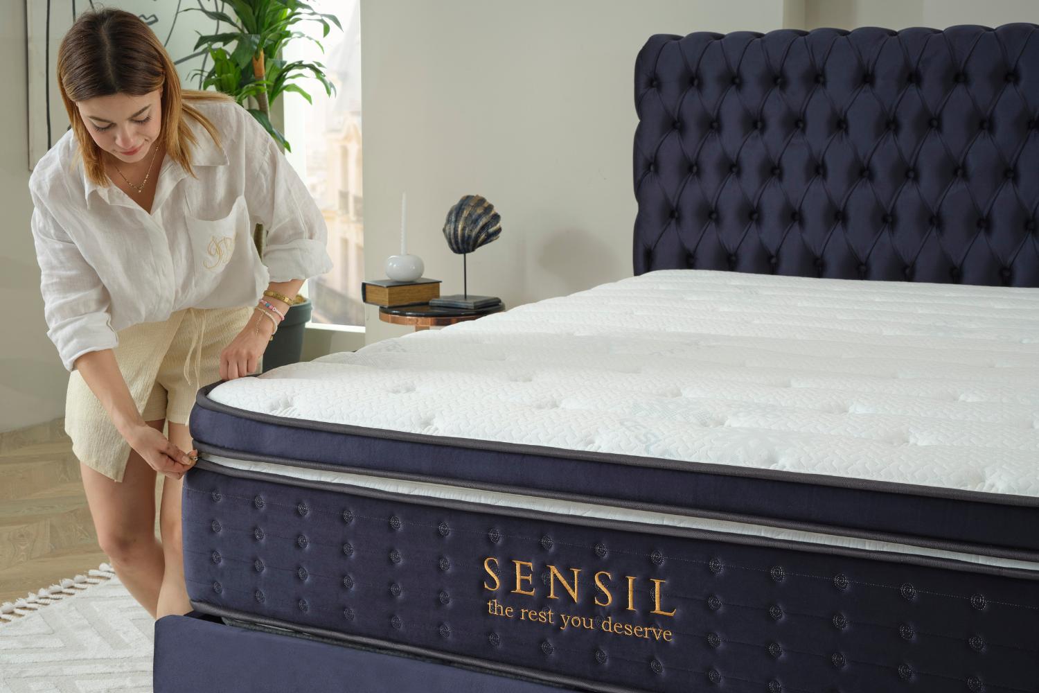 Κρεβάτι JOYREST Luxury με στρώμα Sensil – άνεση και αποθηκευτικός χώρος