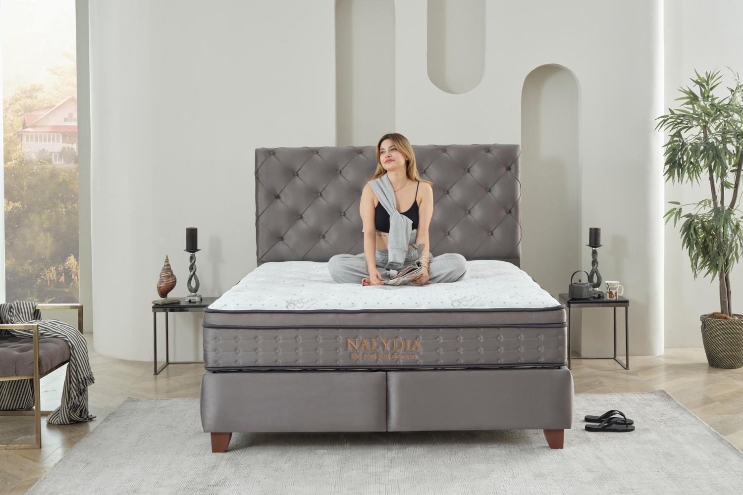 JOYREST Riviera με αποθηκευτικό χώρο & στρώμα Nalydia – κορυφαία ποιότητα