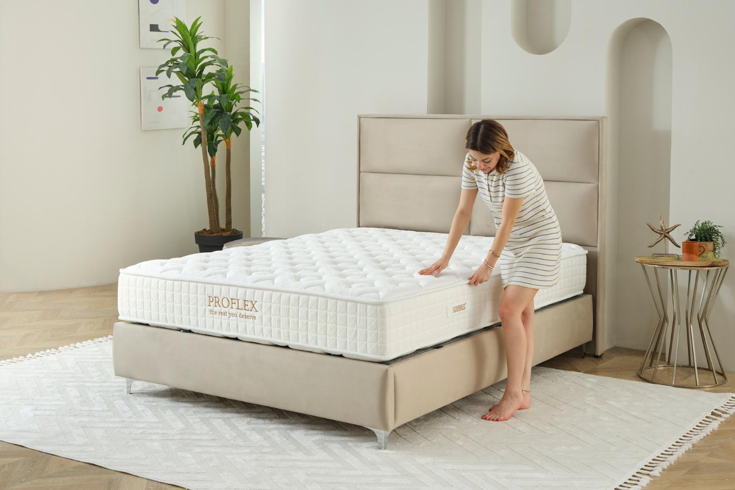 Κρεβάτι Palermo JOYREST – premium σετ με στρώμα Proflex και αποθηκευτικό χώρο