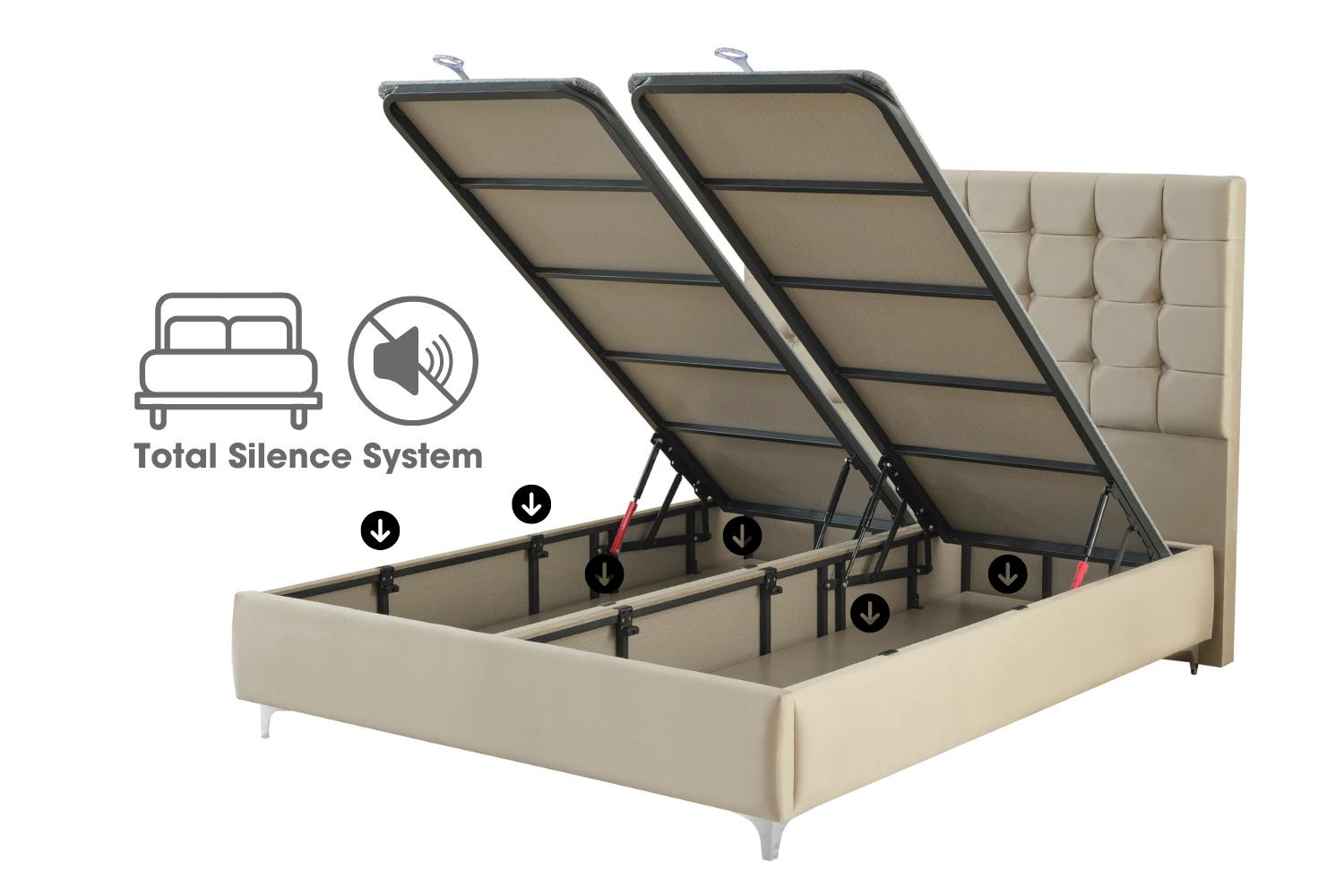 Κρεβάτι JOYREST Regency με αποθηκευτικό χώρο και τεχνολογία TSS