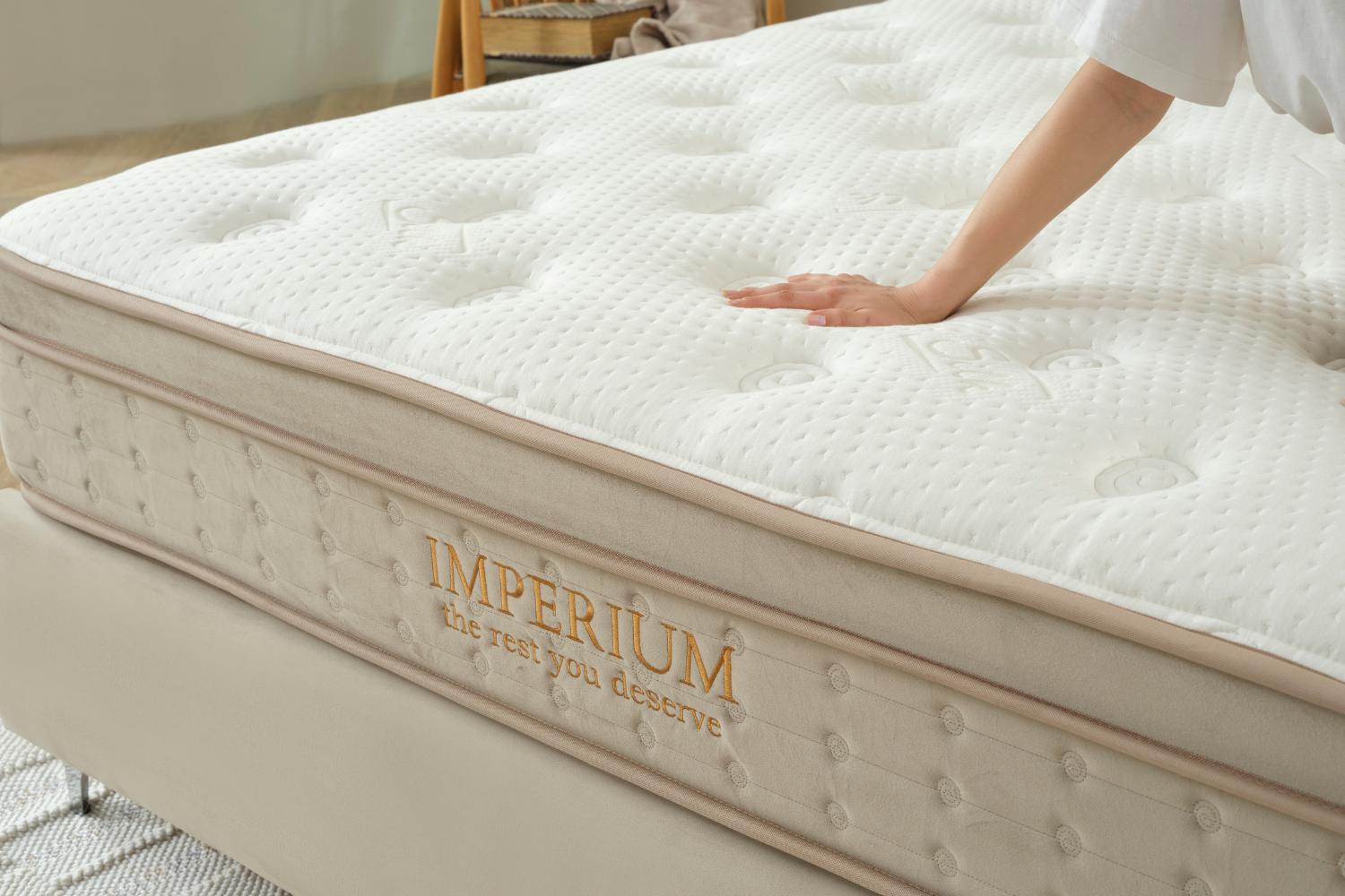 JOYREST Regency – κορυφαίο κρεβάτι με αντιμικροβιακό αποθηκευτικό χώρο και στρώμα Imperium