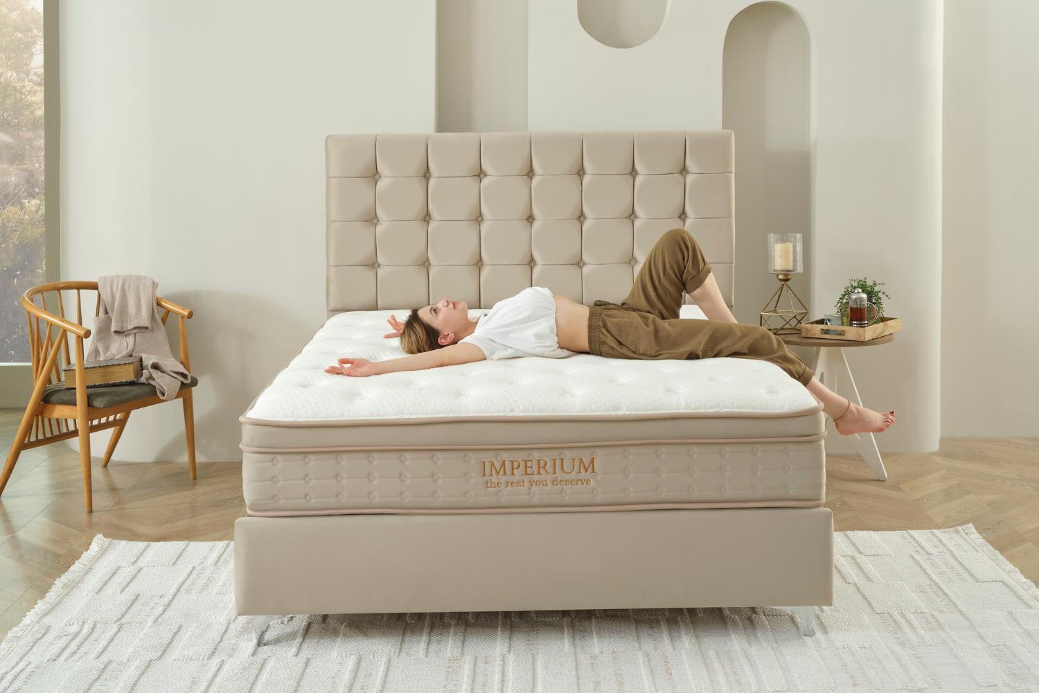 Κρεβάτι JOYREST Regency με αποθηκευτικό χώρο & στρώμα Imperium με ανώστρωμα κορυφαίο σύστημα ύπνου στην Ελλάδα