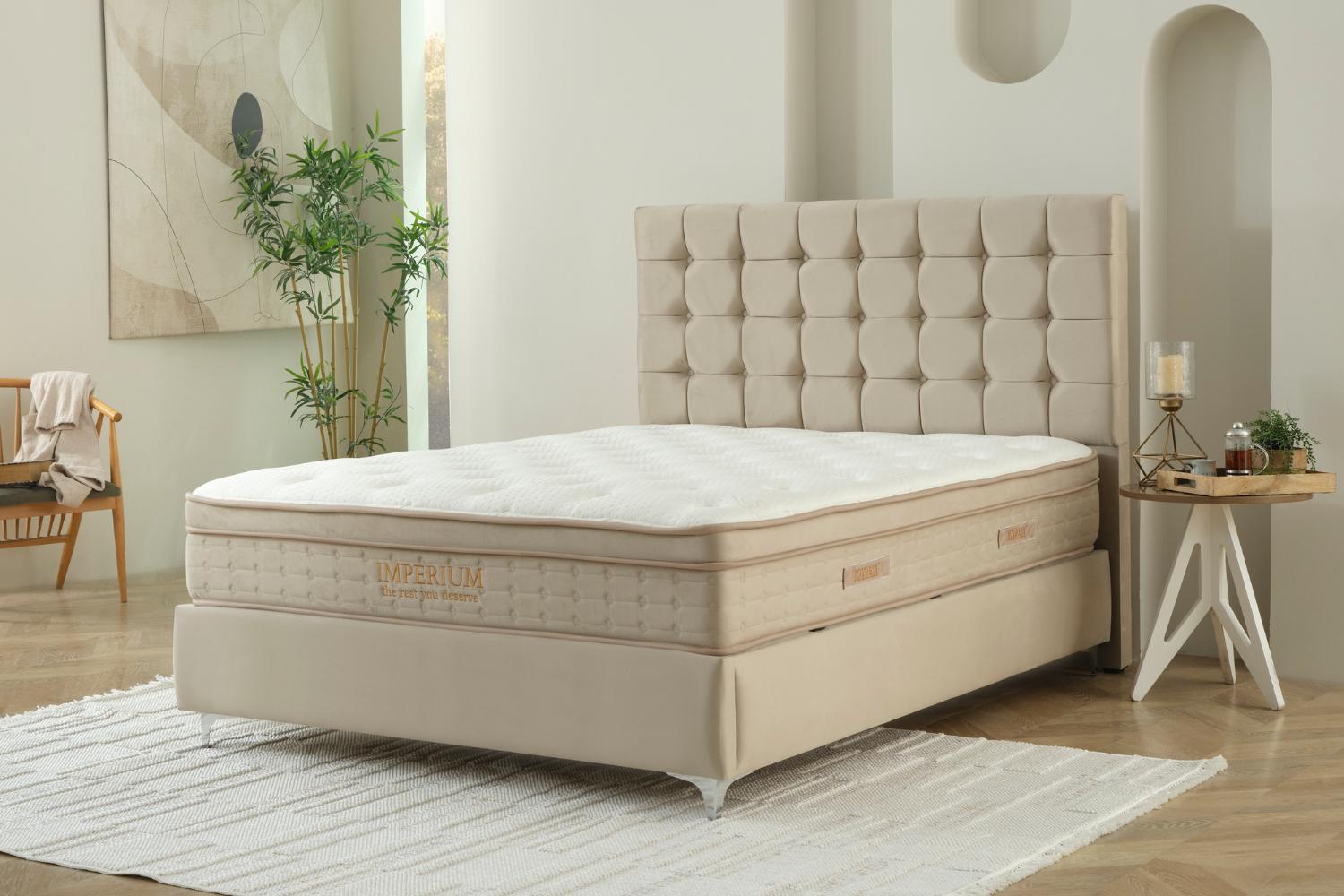 Κρεβάτι Regency JOYREST – σύγχρονη κατασκευή με στρώμα Imperium και ανώστρωμα