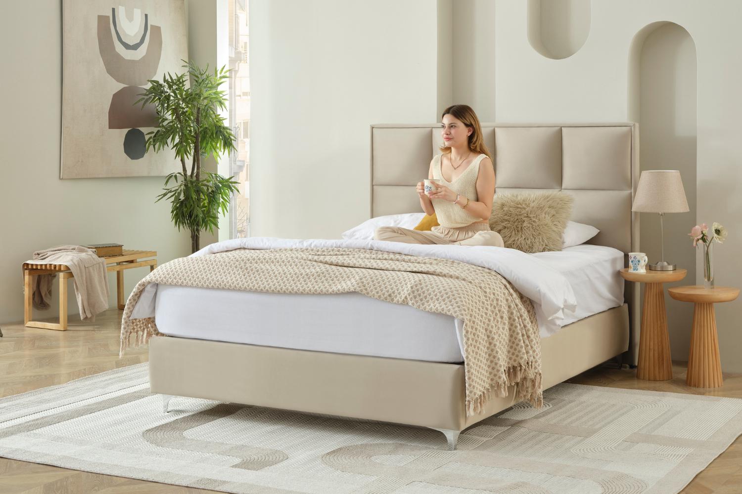 Κρεβάτι Uniq JOYREST – κορυφαίο based set για άνεση