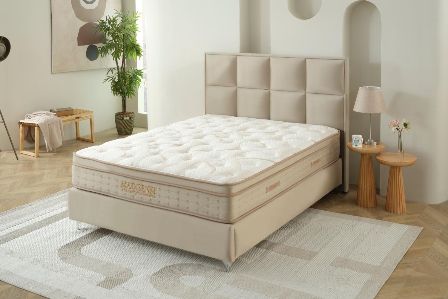Κρεβάτι JOYREST Uniq με στρώμα Madisense – κορυφαία επιλογή άνεσης και εμφάνισης