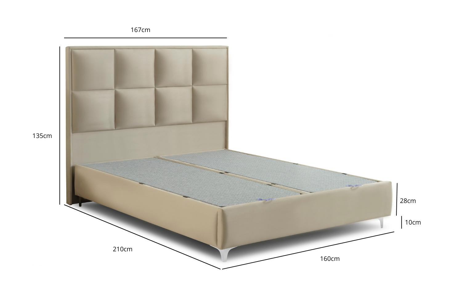 Κρεβάτι JOYREST Uniq με αποθήκη – λειτουργικό & κομψό