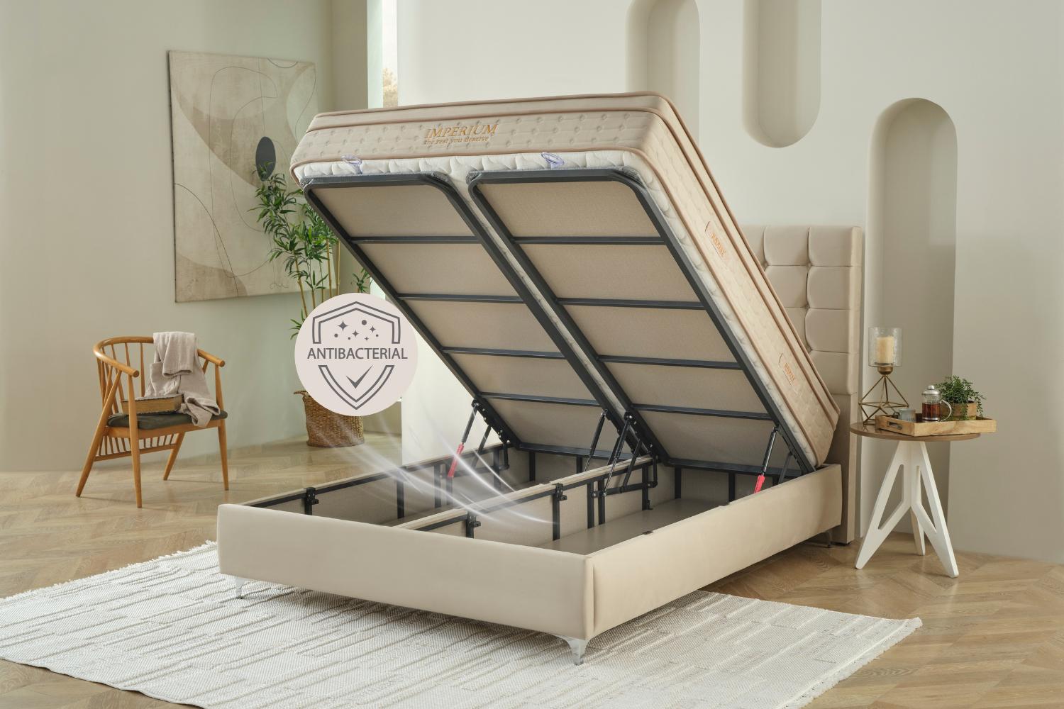 Κρεβάτι JOYREST Regency με αποθηκευτικό χώρο & στρώμα Imperium με ανώστρωμα – κορυφαίο σύστημα ύπνου στην Ελλάδα