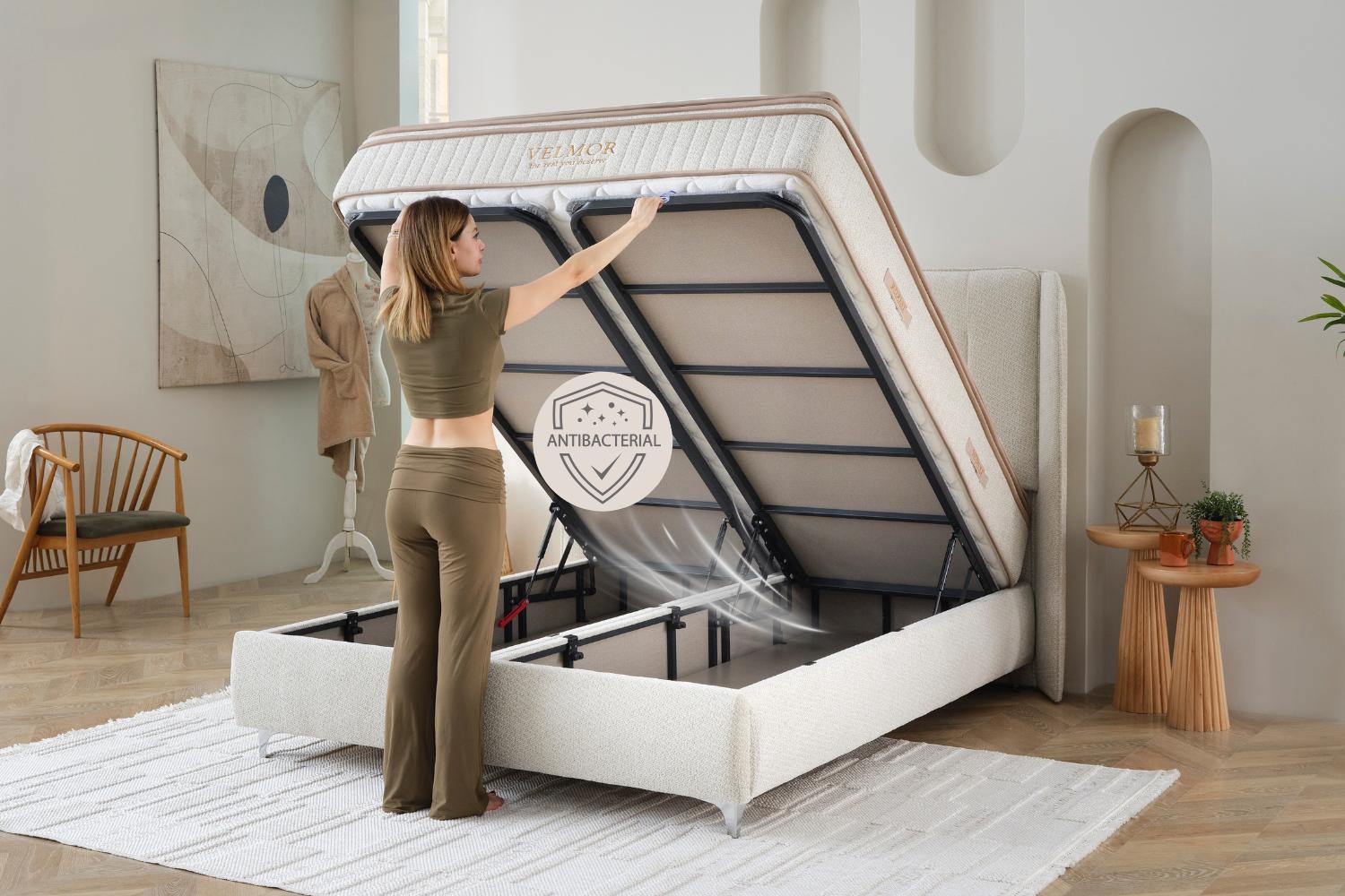 Κρεβάτι JOYREST Elegant – κορυφαίο με αντιμικροβιακό και αεριζόμενο αποθηκευτικό χώρο