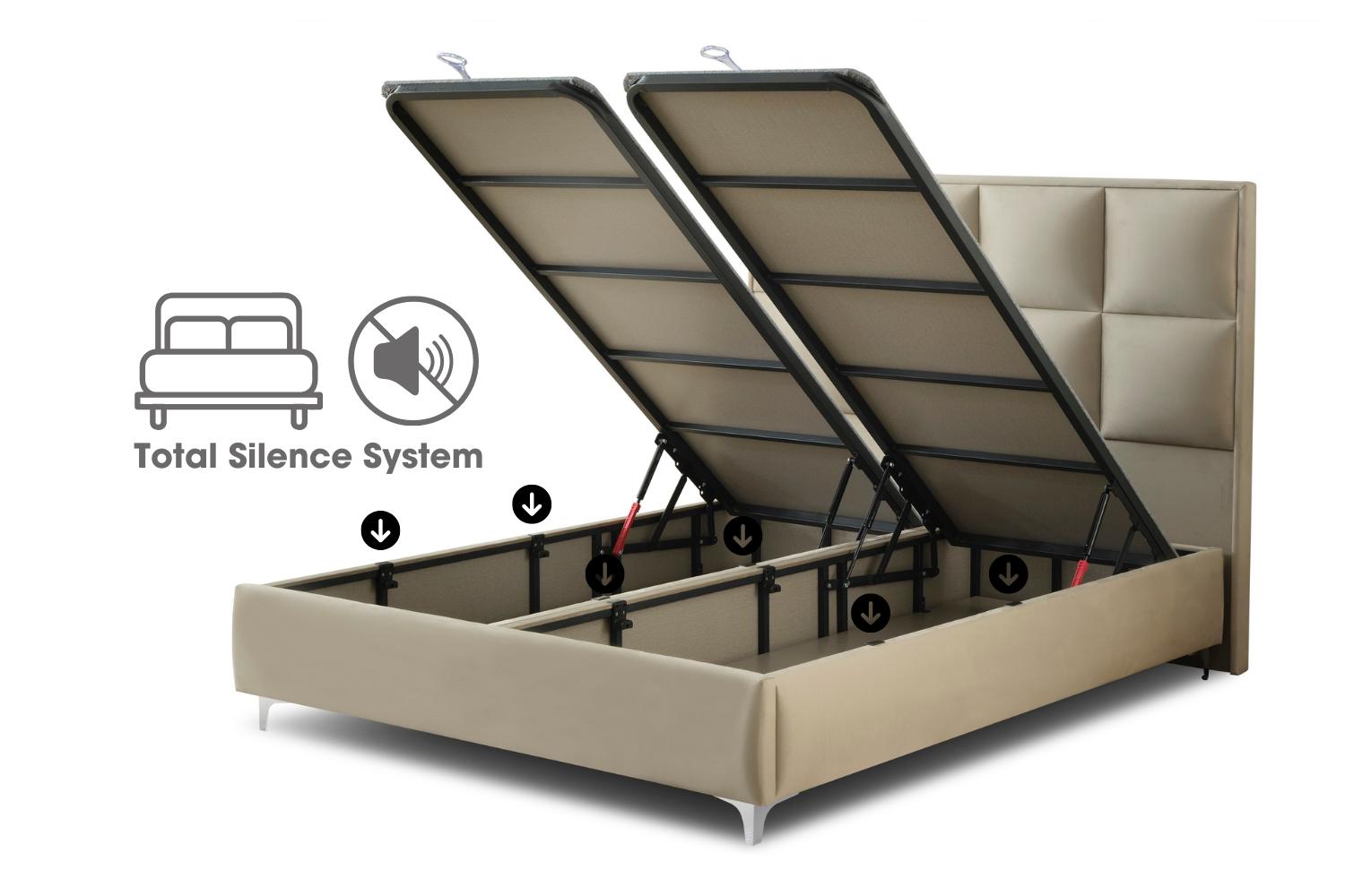 Κρεβάτι Uniq JOYREST – κορυφαίο design με αποθηκευτικό χώρο