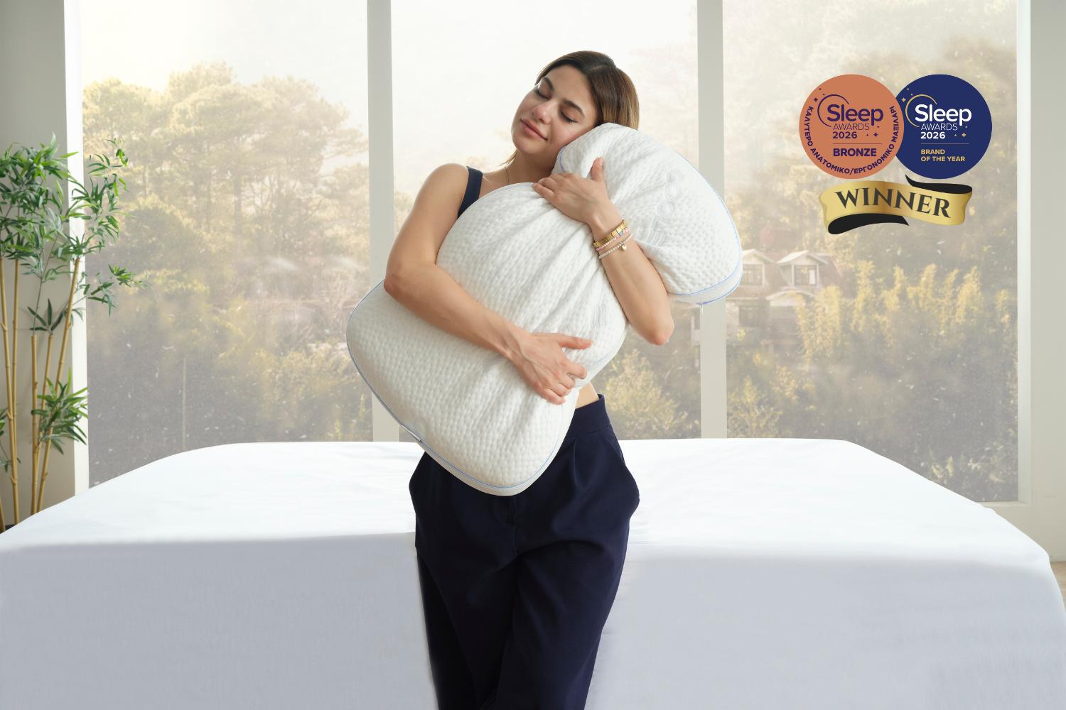 Μαξιλάρι JOYREST – δροσερή πλευρά για καλοκαίρι, απαλή πλευρά για χειμώνα