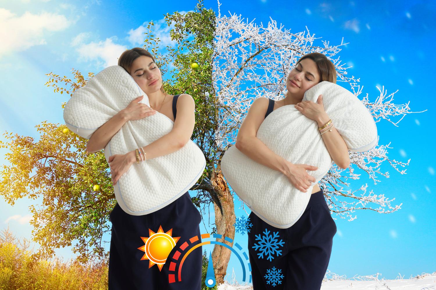 Μαξιλάρι JOYREST 4 εποχών – συνδυάζει Cooler και Tencel για ιδανική θερμοκρασία ύπνου