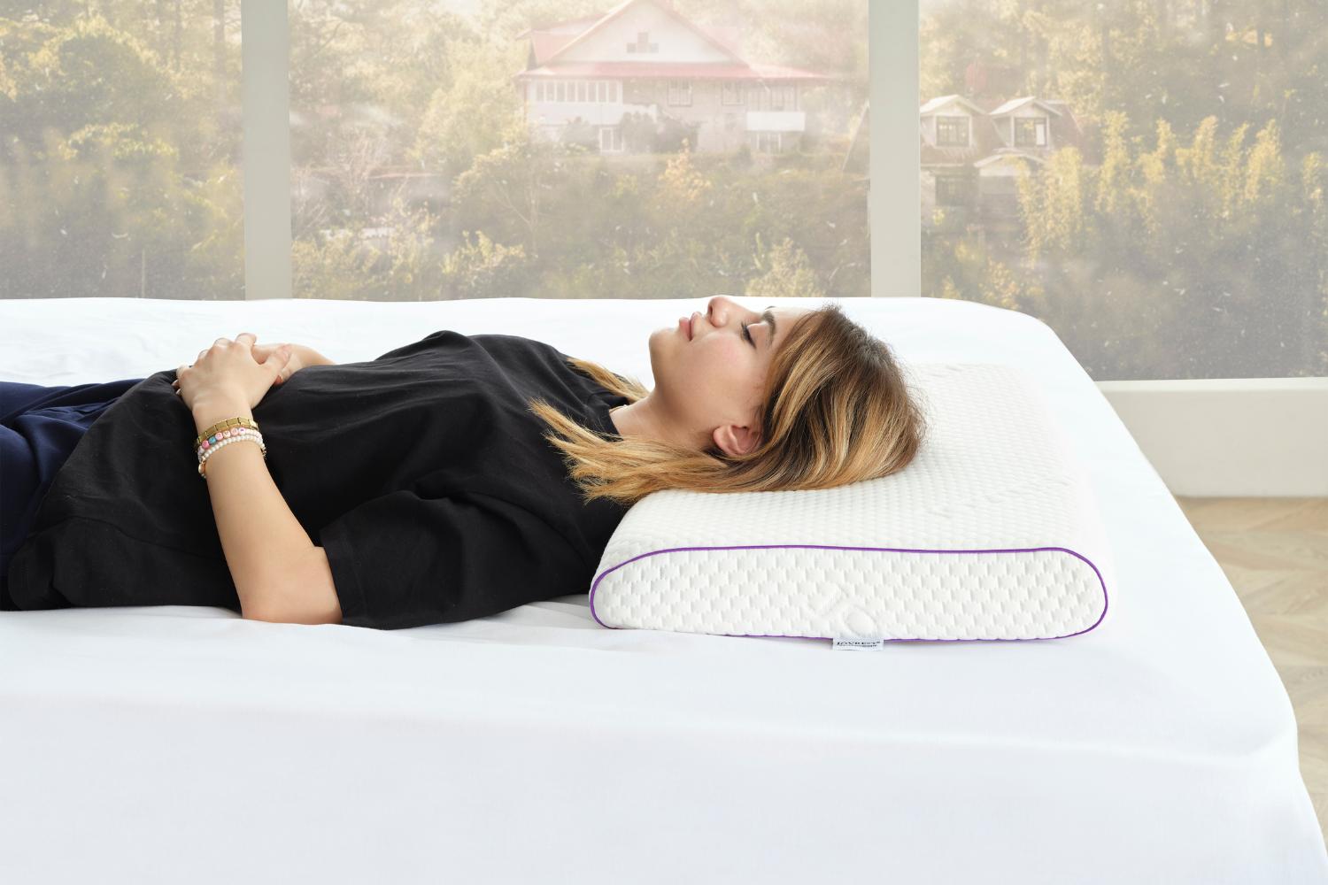 Μαξιλάρι JOYREST Memory Foam χαμηλό – για ύπτια στάση ύπνου