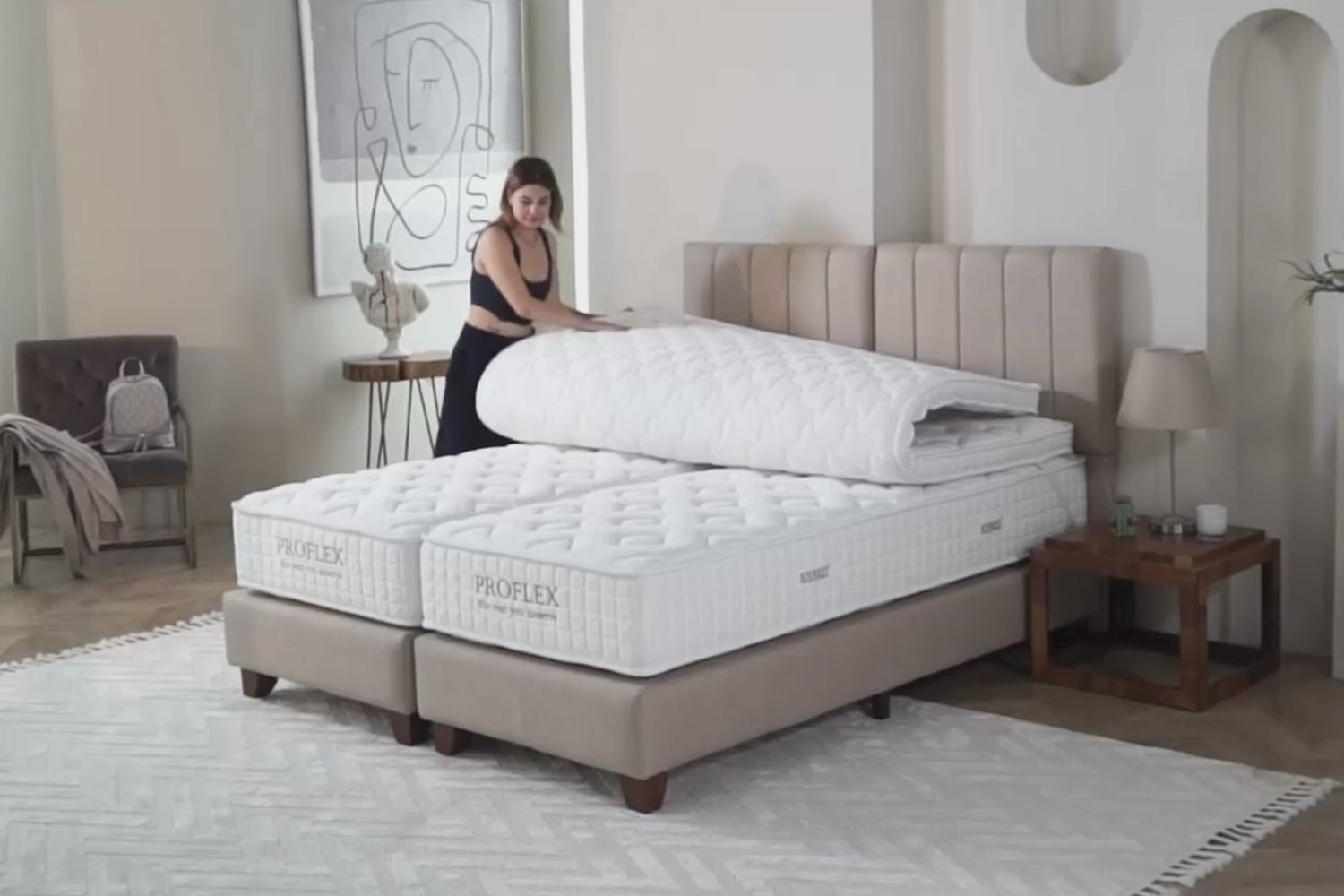 Φόρτωση βίντεο: JOYREST Proflex – κρεβάτι, στρώμα και ανώστρωμα για ξενοδοχεία