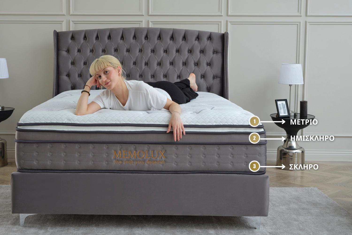 Κρεβάτι Elite με αποθηκευτικό χώρο & Στρώμα Memolux της JOYREST