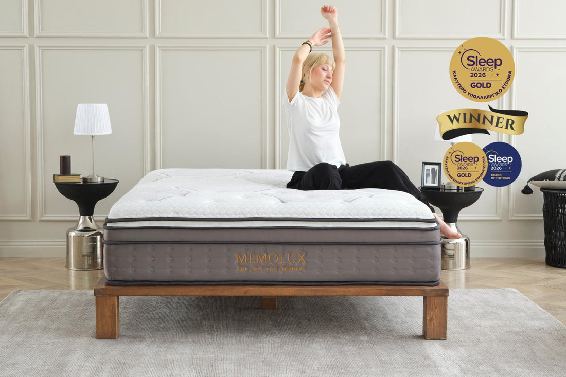 Ανατομικό στρώμα JOYREST Memolux με διπλό αφαιρούμενο και Χρυσό Βραβείο στα Sleep Awards